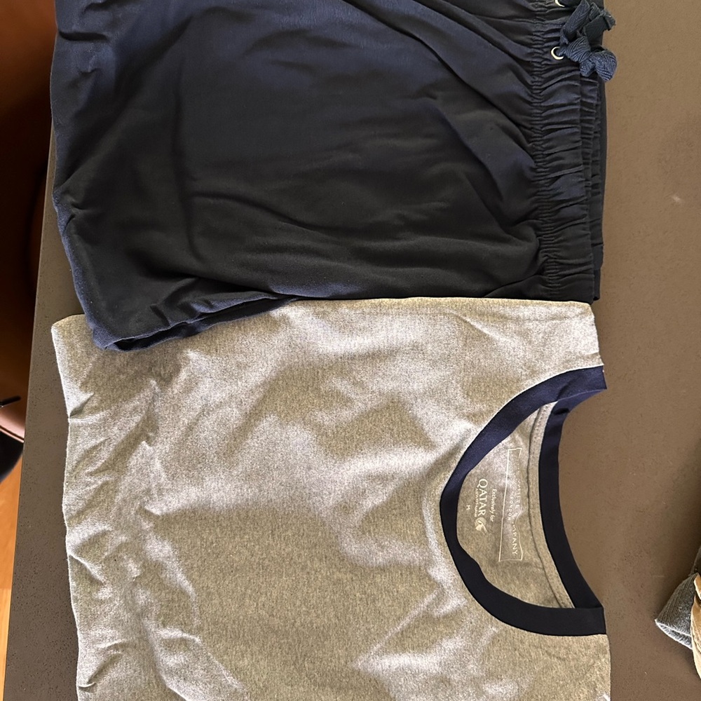 Qatar Airways Pajamas by The White Company Unisex